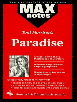 cover image of Paradise (MAXNotes Literature Guides)